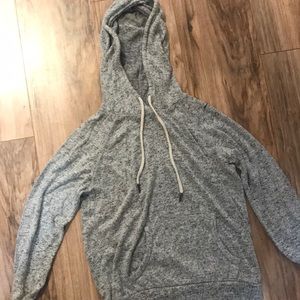 Gray Spotted Thin Hoodie